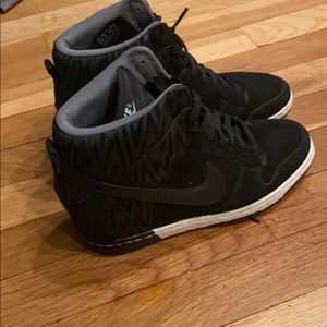 Nike dunk wedge sneakers